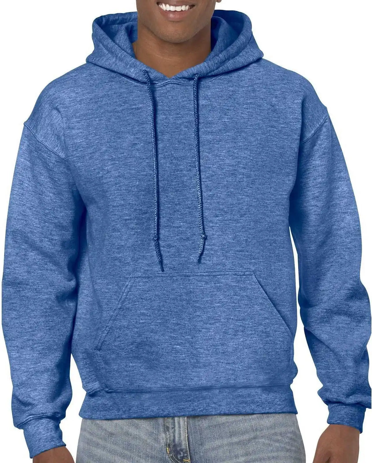Gildan 18500 Heavy Blend Hooded Sweatshirt Heather Sport Royal