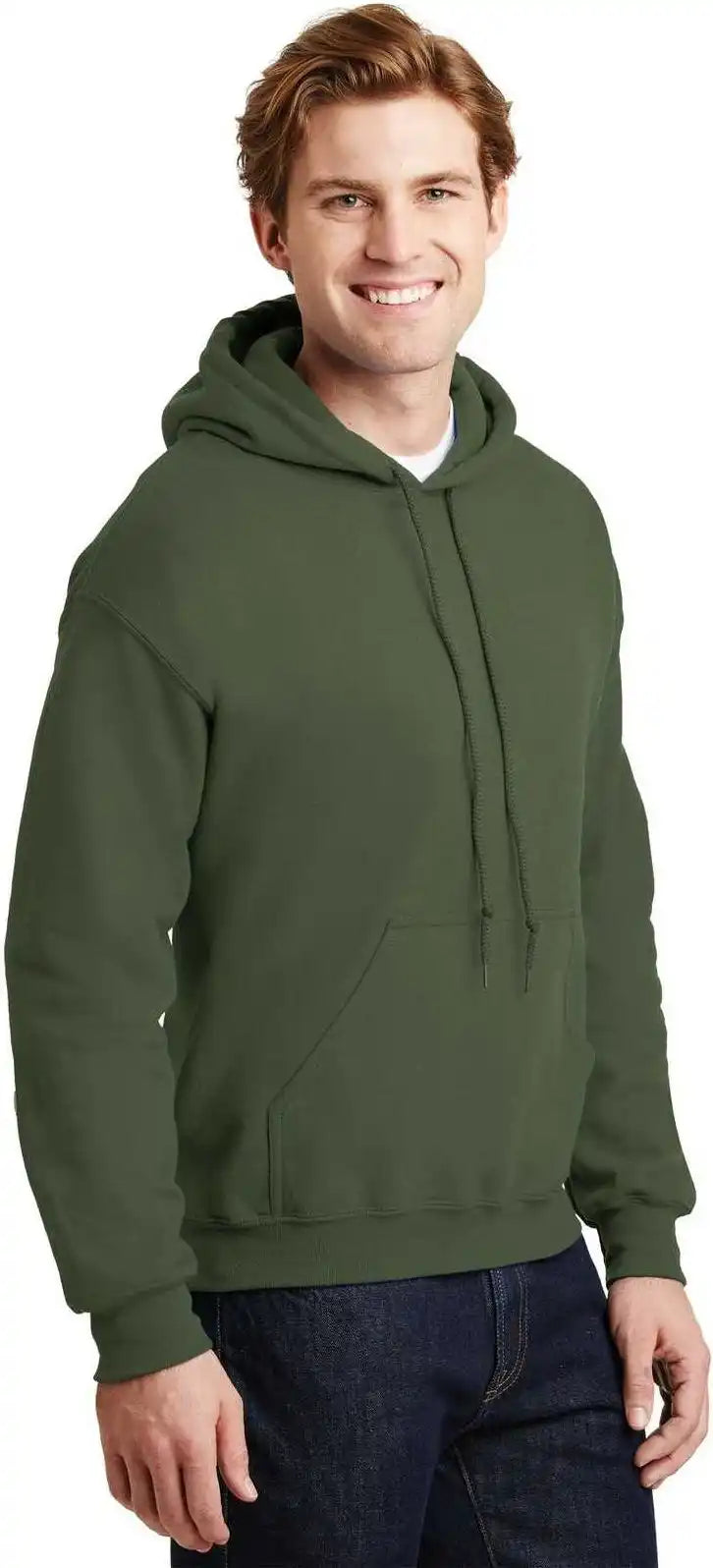 Gildan 18500 Heavy Blend Hooded Sweatshirt Military Green