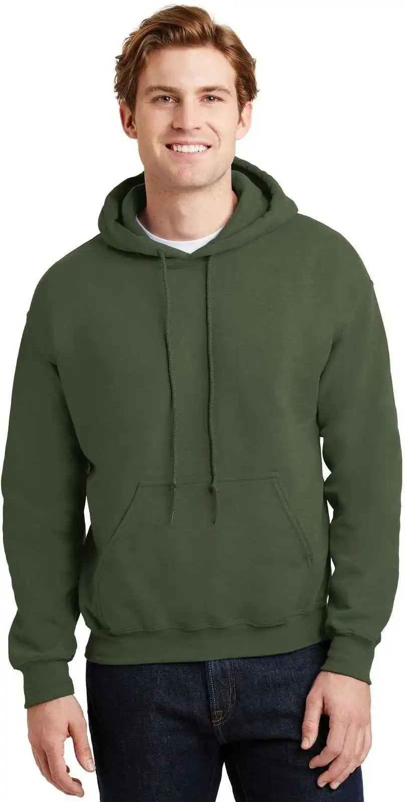 Gildan 18500 Heavy Blend Hooded Sweatshirt Military Green