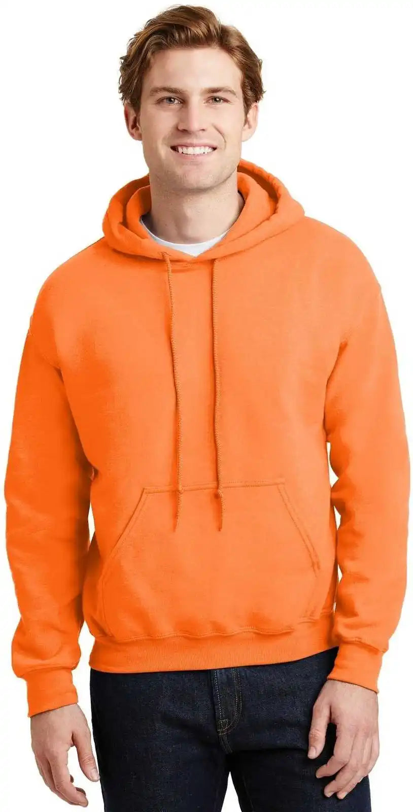Gildan 18500 Heavy Blend Hooded Sweatshirt S. Orange