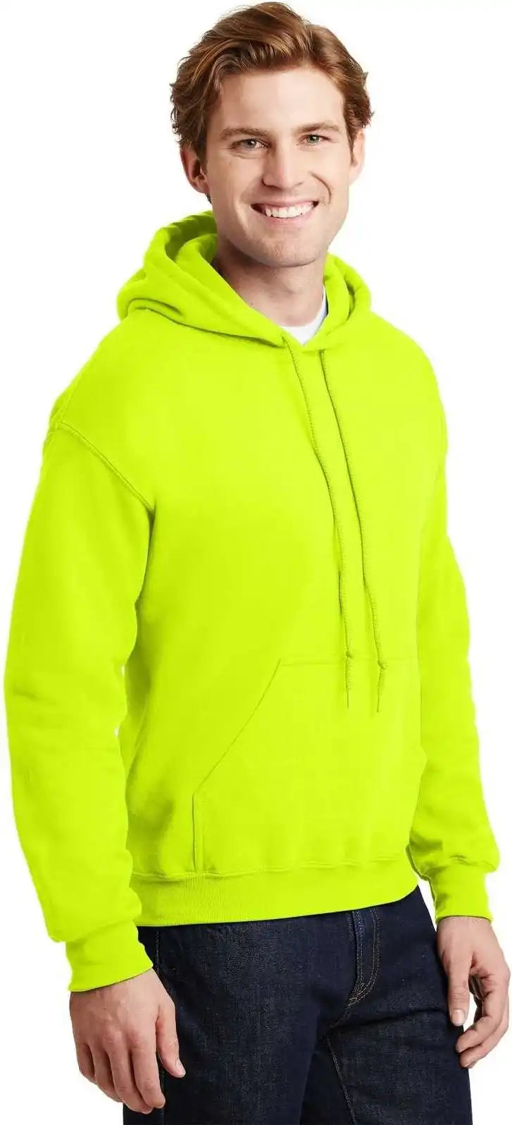 Gildan 18500 Heavy Blend Hooded Sweatshirt Safety Green