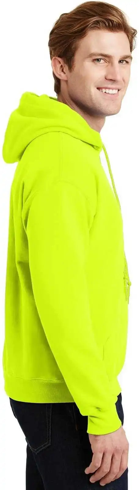 Gildan 18500 Heavy Blend Hooded Sweatshirt Safety Green