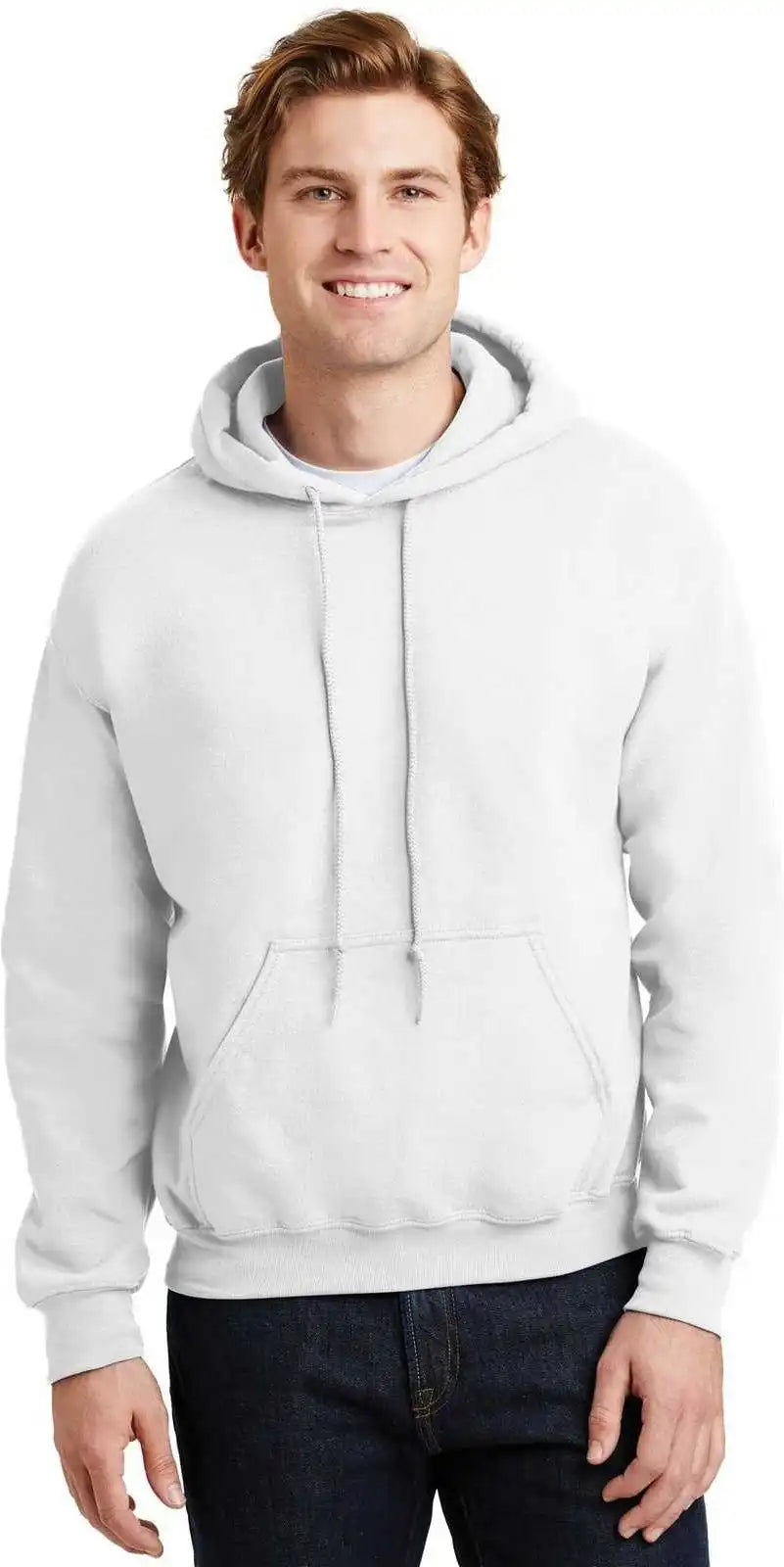 Gildan 18500 Heavy Blend Hooded Sweatshirt White