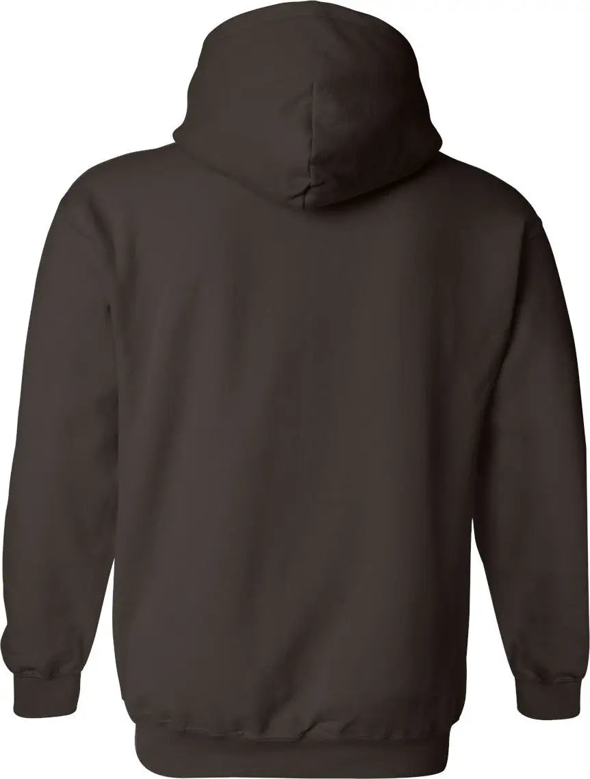 Gildan 18500 Heavy Blendâ„¢ Hooded Sweatshirt - Dark Chocolate