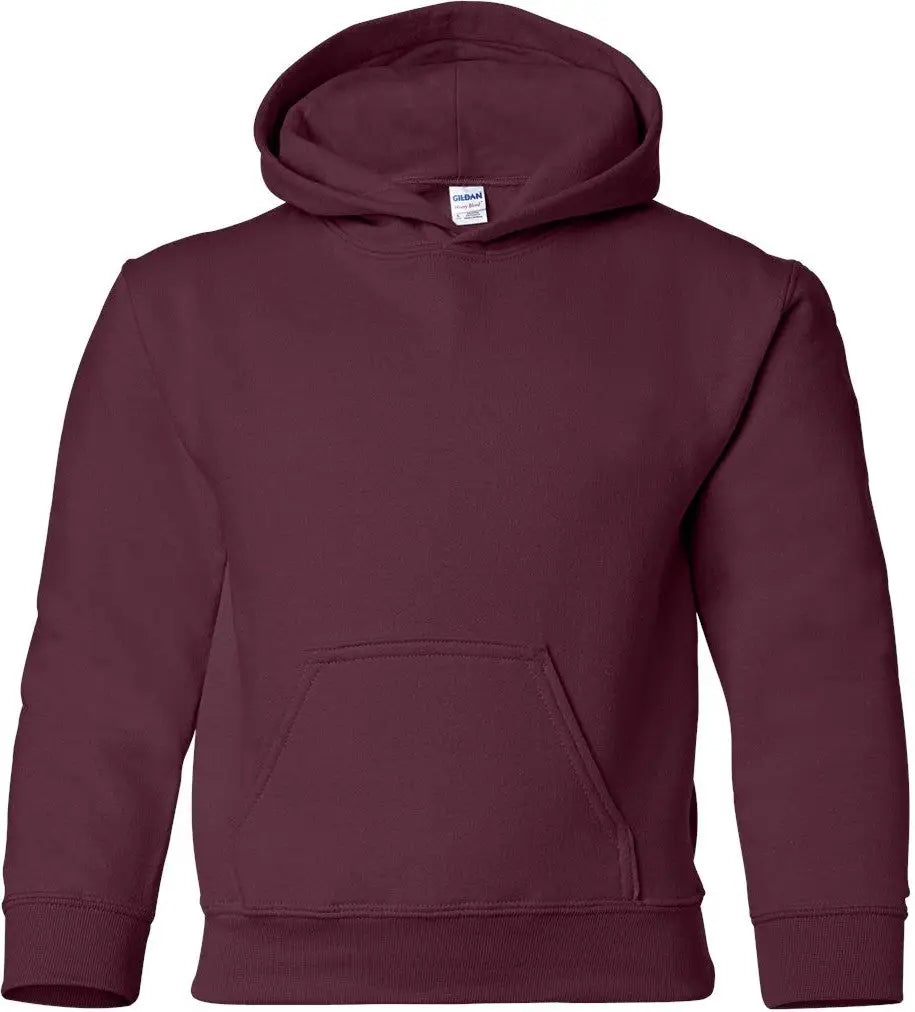 Gildan 18500b Heavy Blend™ Youth Hooded Sweatshirt - Maroon