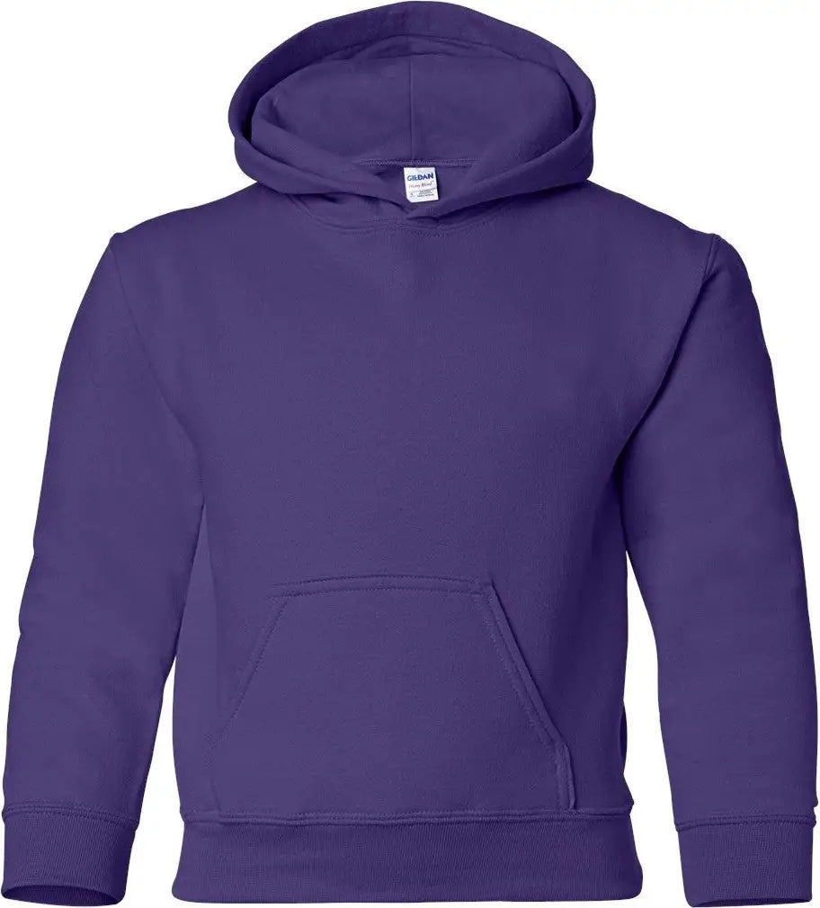 Gildan 18500b Heavy Blendâ„¢ Youth Hooded Sweatshirt - Purple