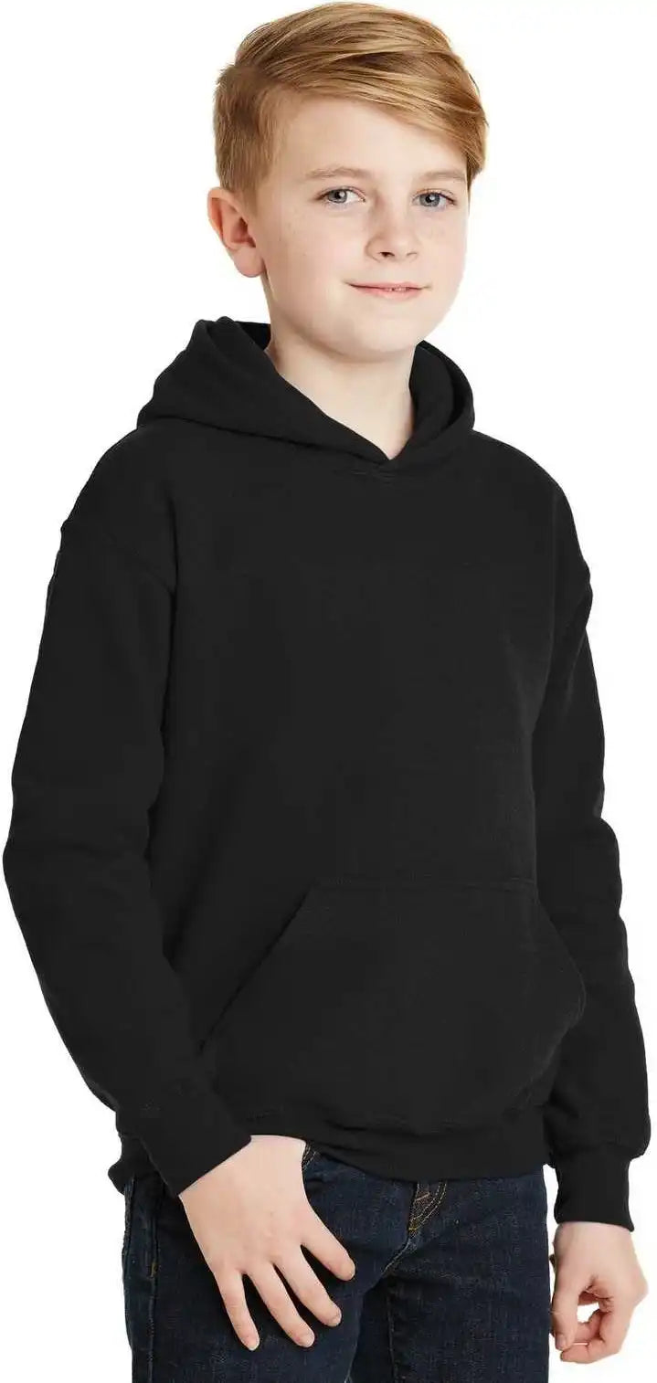 Gildan 18500b Youth Heavy Blend Hooded Sweatshirt Black