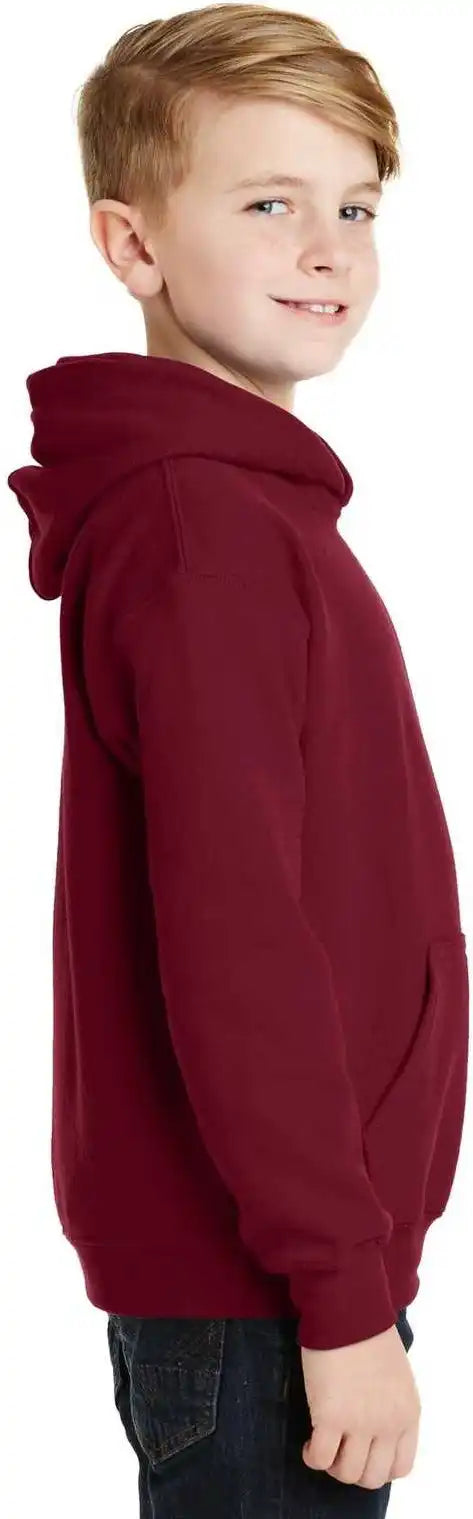 Gildan 18500b Youth Heavy Blend Hooded Sweatshirt Cardinal Red