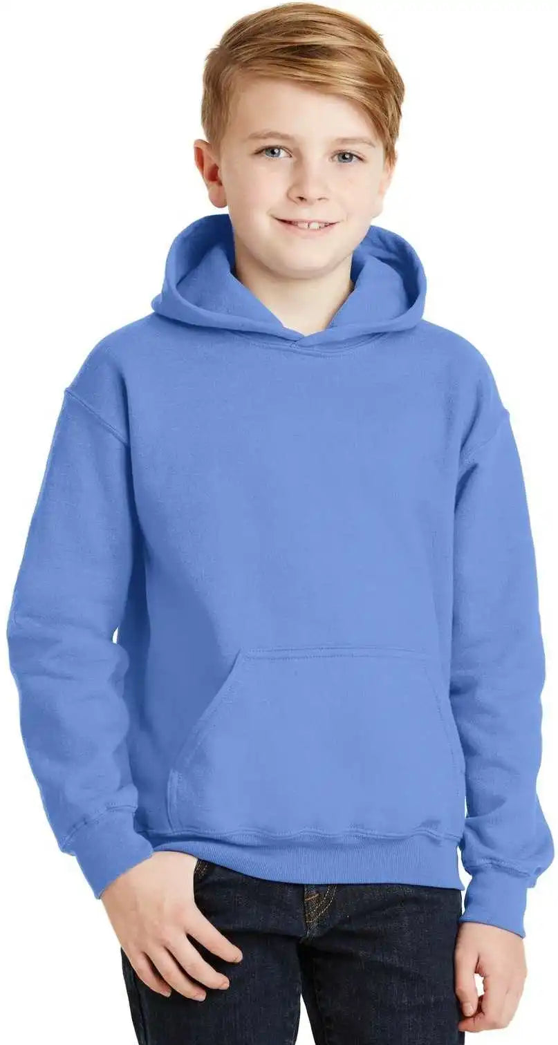 Gildan 18500b Youth Heavy Blend Hooded Sweatshirt Carolina Blue