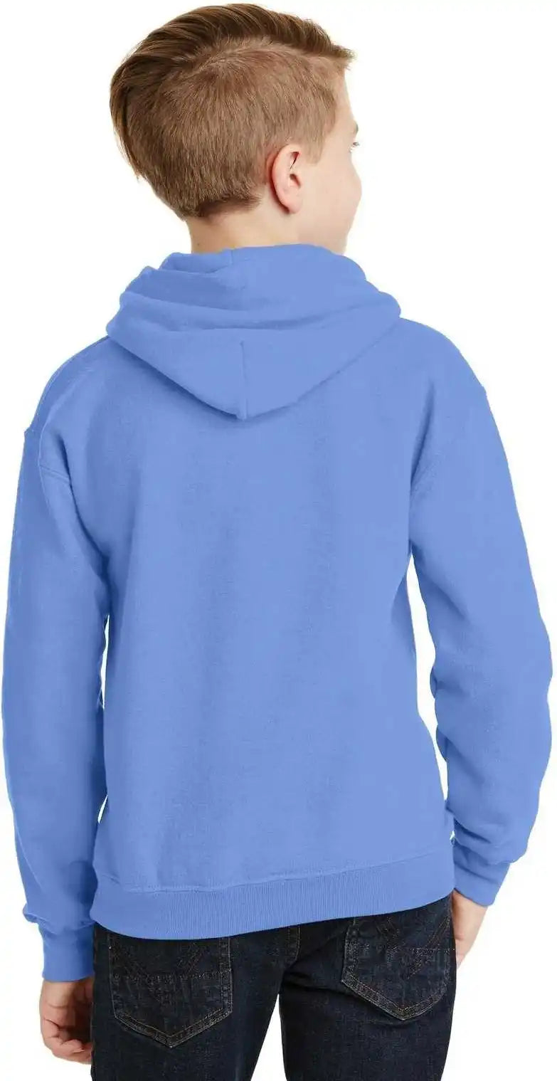 Gildan 18500b Youth Heavy Blend Hooded Sweatshirt Carolina Blue