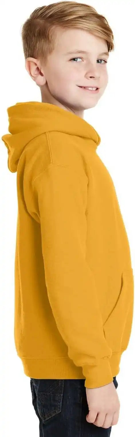 Gildan 18500b Youth Heavy Blend Hooded Sweatshirt Gold