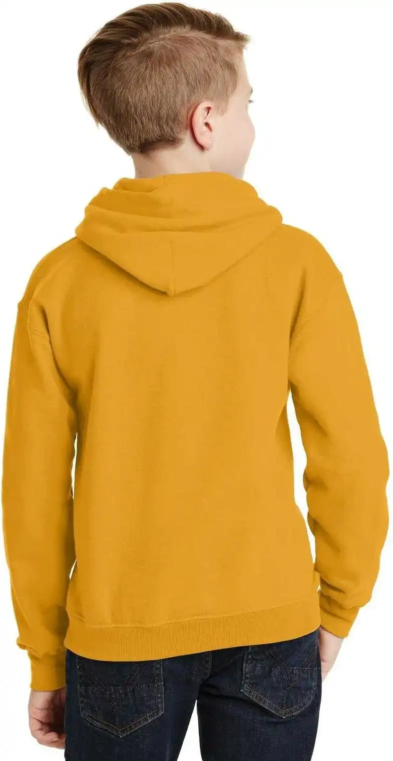 Gildan 18500b Youth Heavy Blend Hooded Sweatshirt Gold