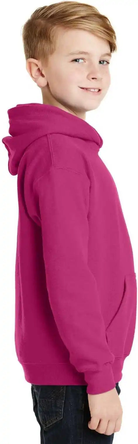 Gildan 18500b Youth Heavy Blend Hooded Sweatshirt Heliconia