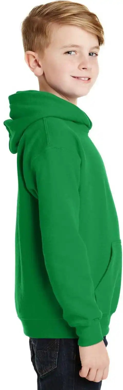 Gildan 18500b Youth Heavy Blend Hooded Sweatshirt Irish Green