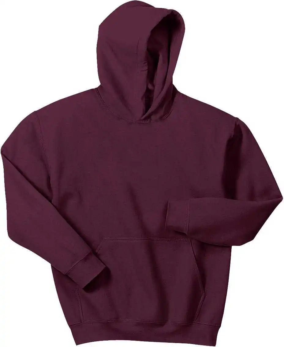 Gildan 18500b Youth Heavy Blend Hooded Sweatshirt Maroon