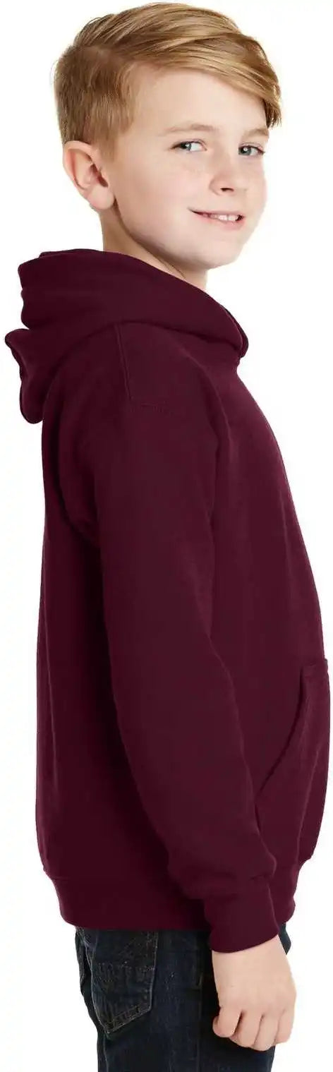 Gildan 18500b Youth Heavy Blend Hooded Sweatshirt Maroon