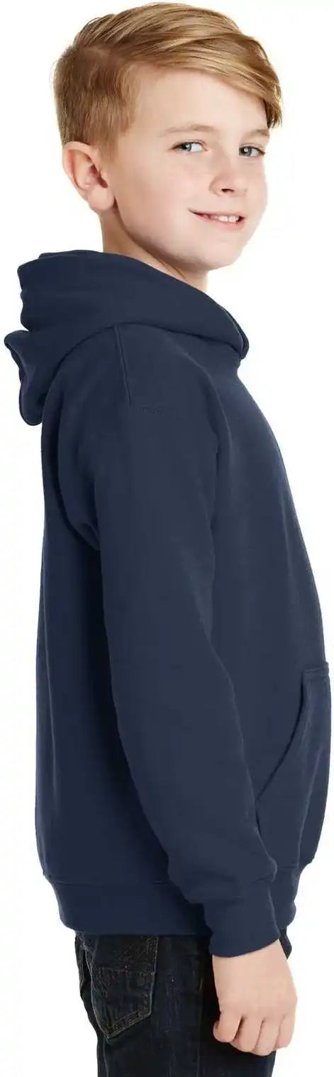 Gildan 18500b Youth Heavy Blend Hooded Sweatshirt Navy