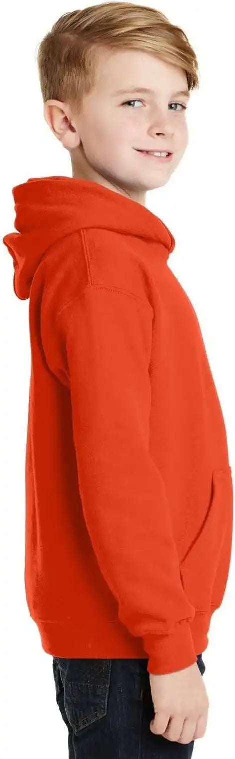 Gildan 18500b Youth Heavy Blend Hooded Sweatshirt Orange