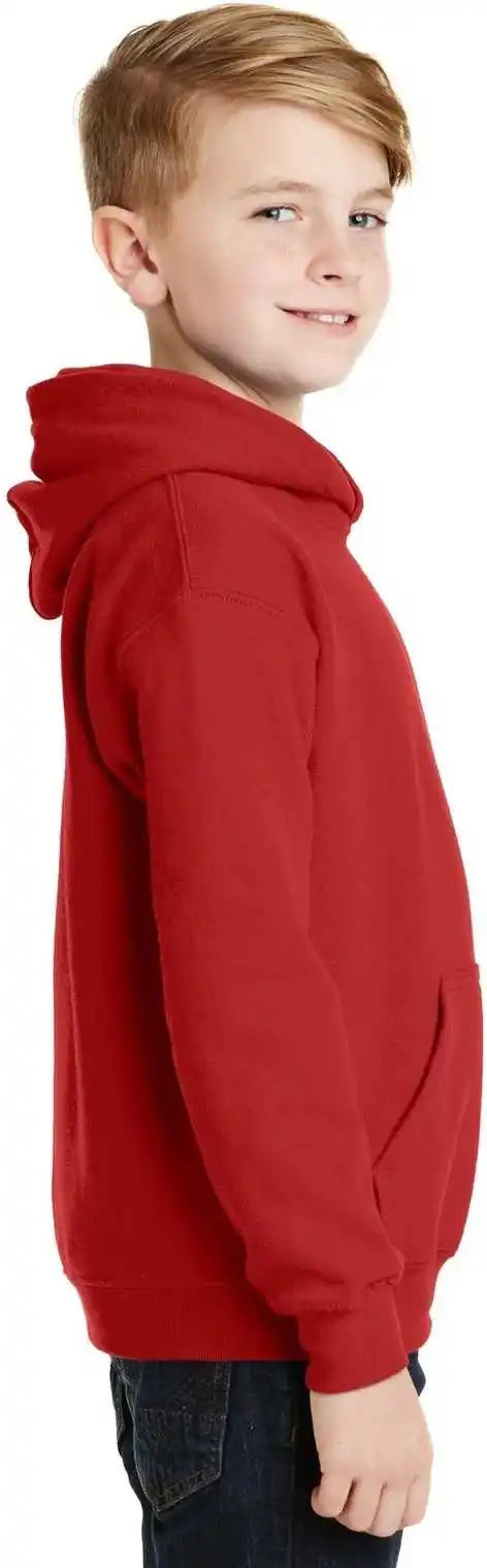Gildan 18500b Youth Heavy Blend Hooded Sweatshirt Red