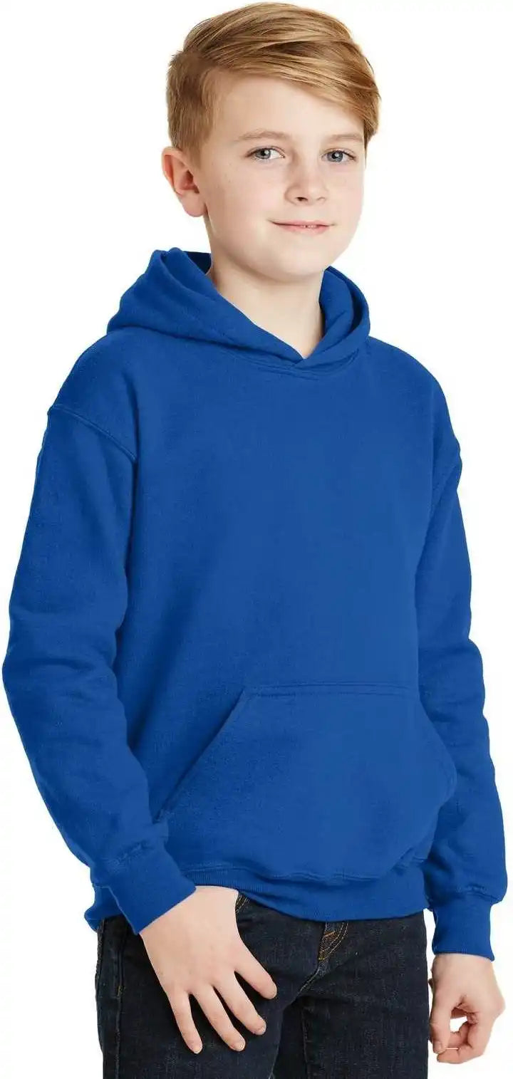 Gildan 18500b Youth Heavy Blend Hooded Sweatshirt Royal