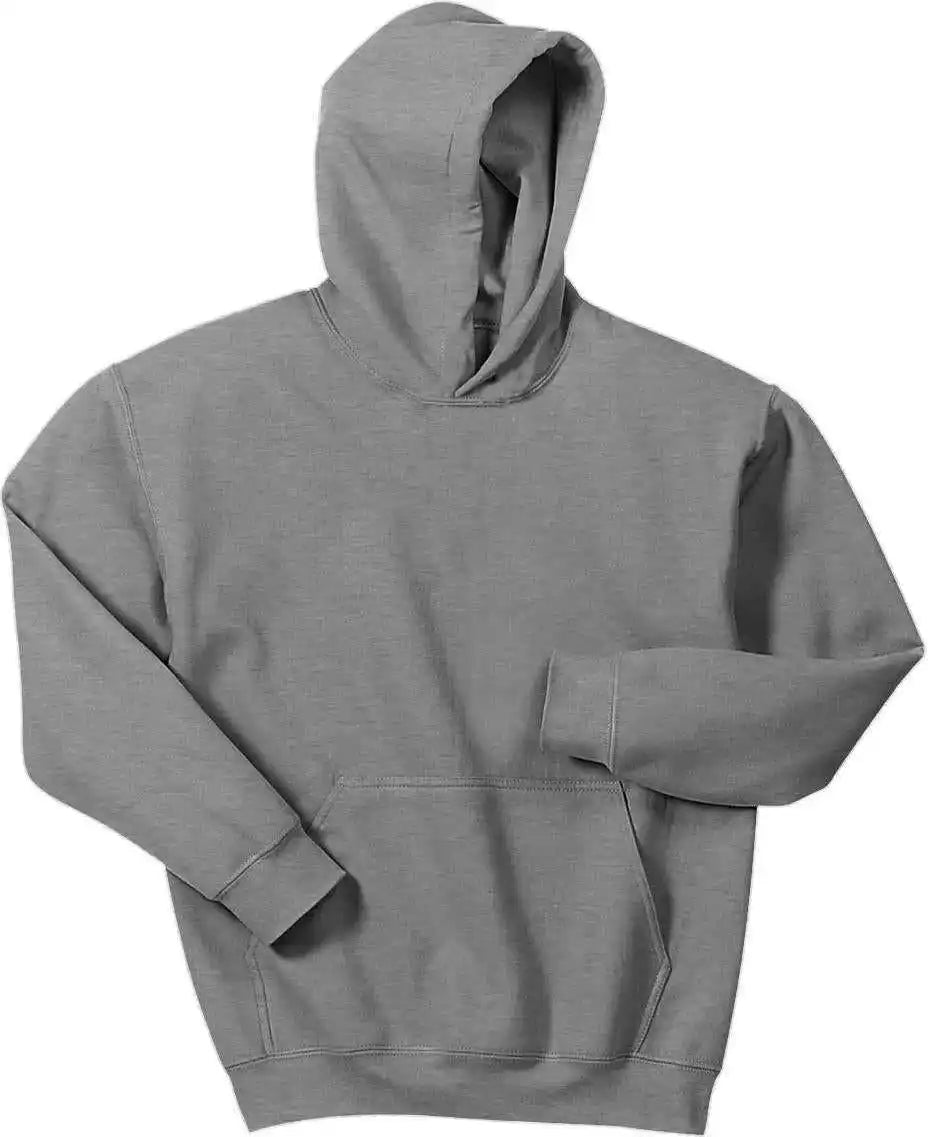 Gildan 18500b Youth Heavy Blend Hooded Sweatshirt Sport Gray