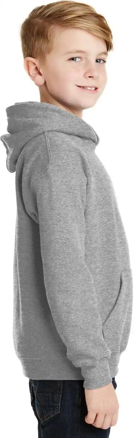 Gildan 18500b Youth Heavy Blend Hooded Sweatshirt Sport Gray