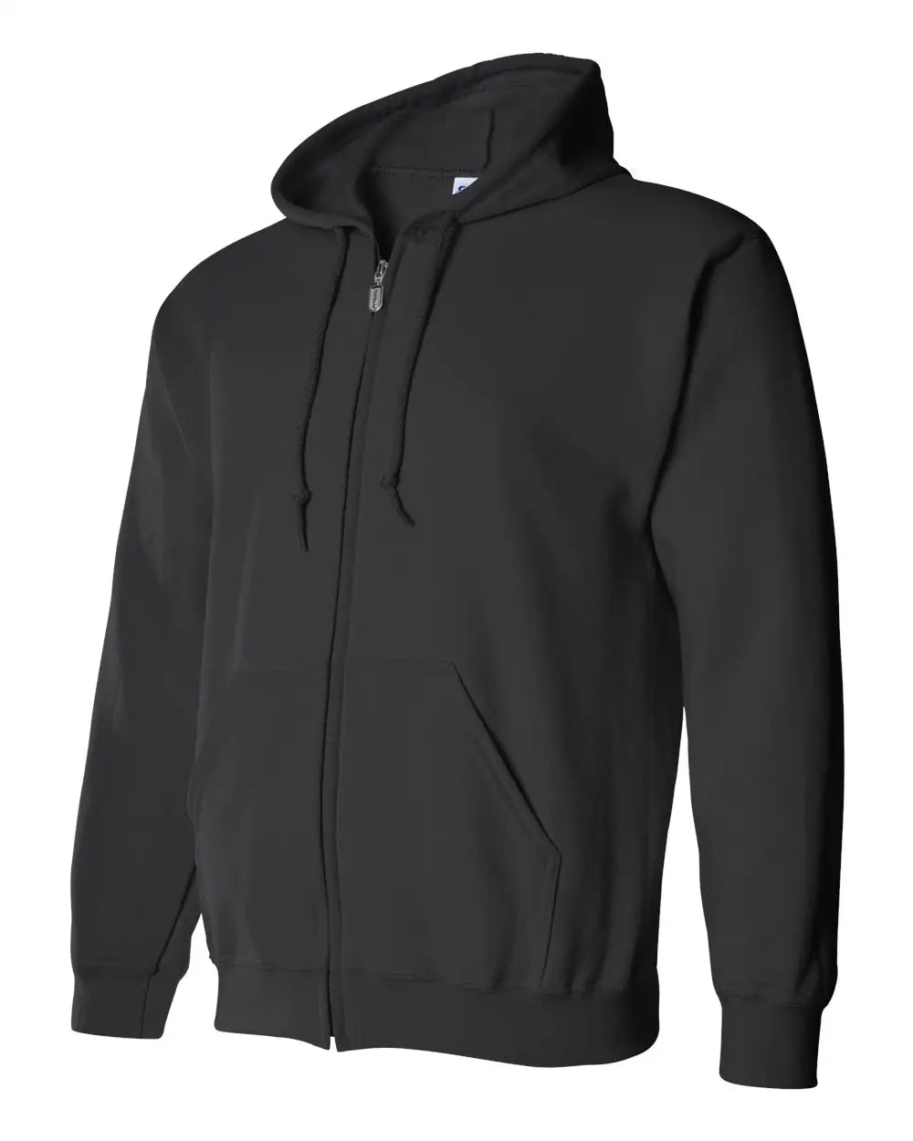 Gildan 18600 Heavy Blend™ Full-zip Hooded Sweatshirt - Black - s