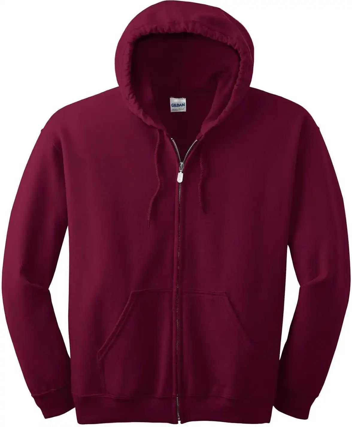 Gildan 18600 Heavy Blend Full-zip Hooded Sweatshirt - Maroon