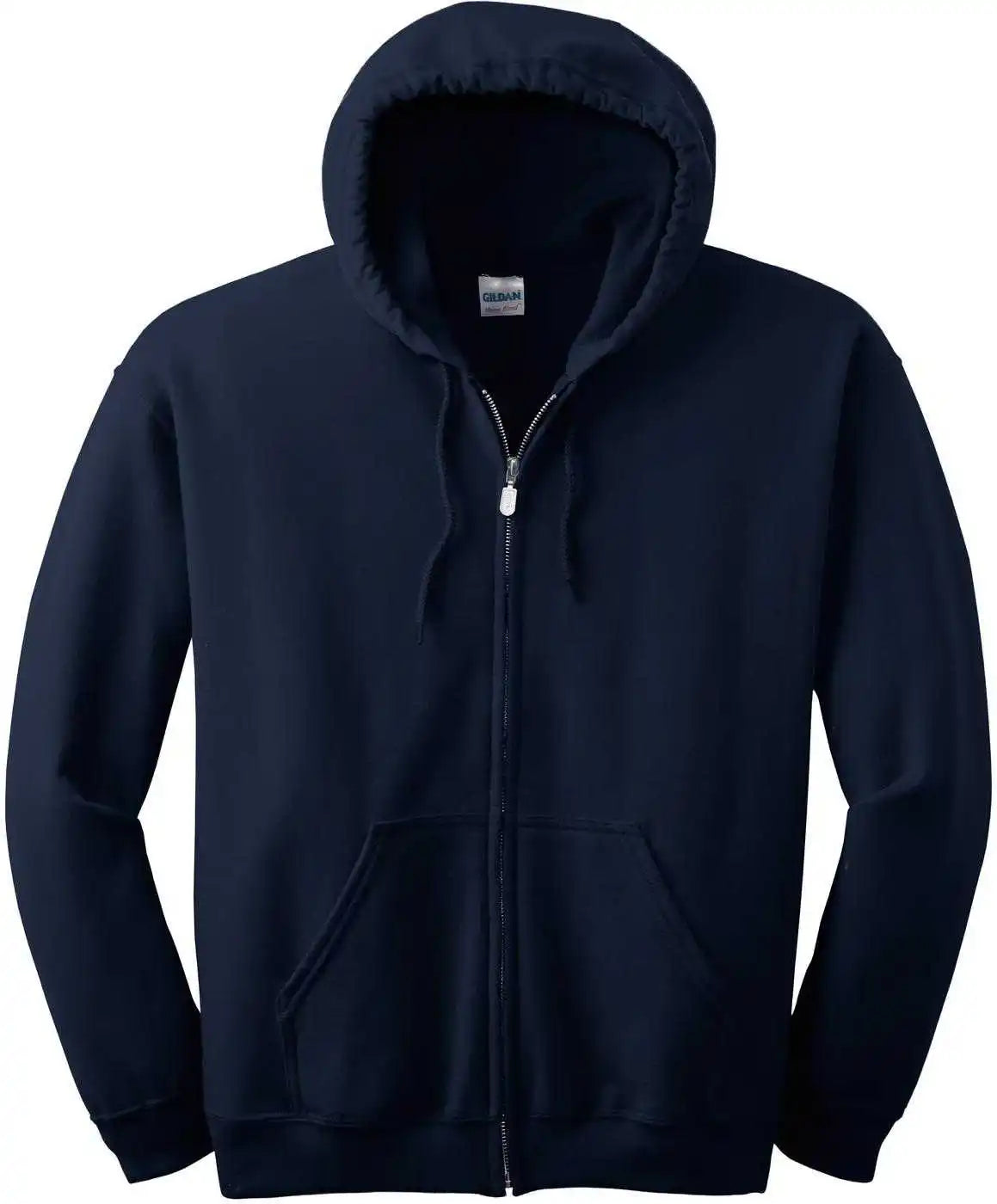 Gildan 18600 Heavy Blend Full Zip Hooded Sweatshirt Navy