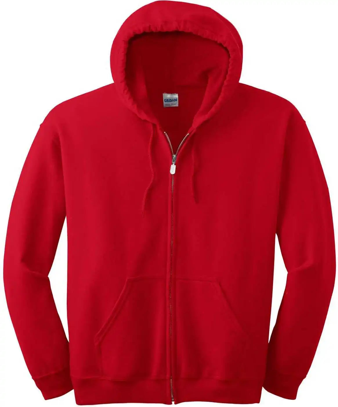 Gildan 18600 Heavy Blend Full Zip Hooded Sweatshirt Red
