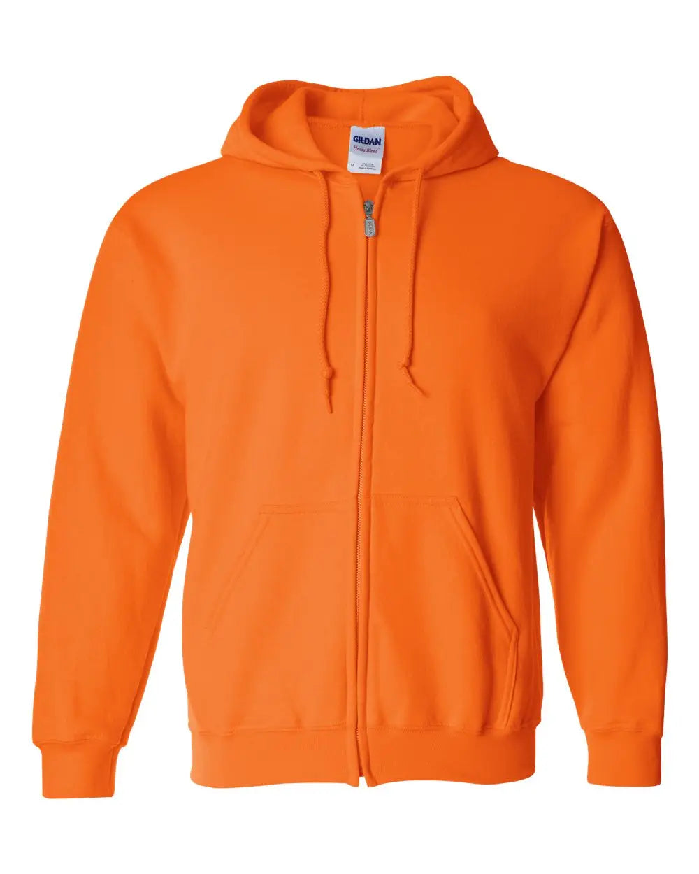 Gildan 18600 Heavy Blendâ„¢ Full-zip Hooded Sweatshirt - Safety Orange