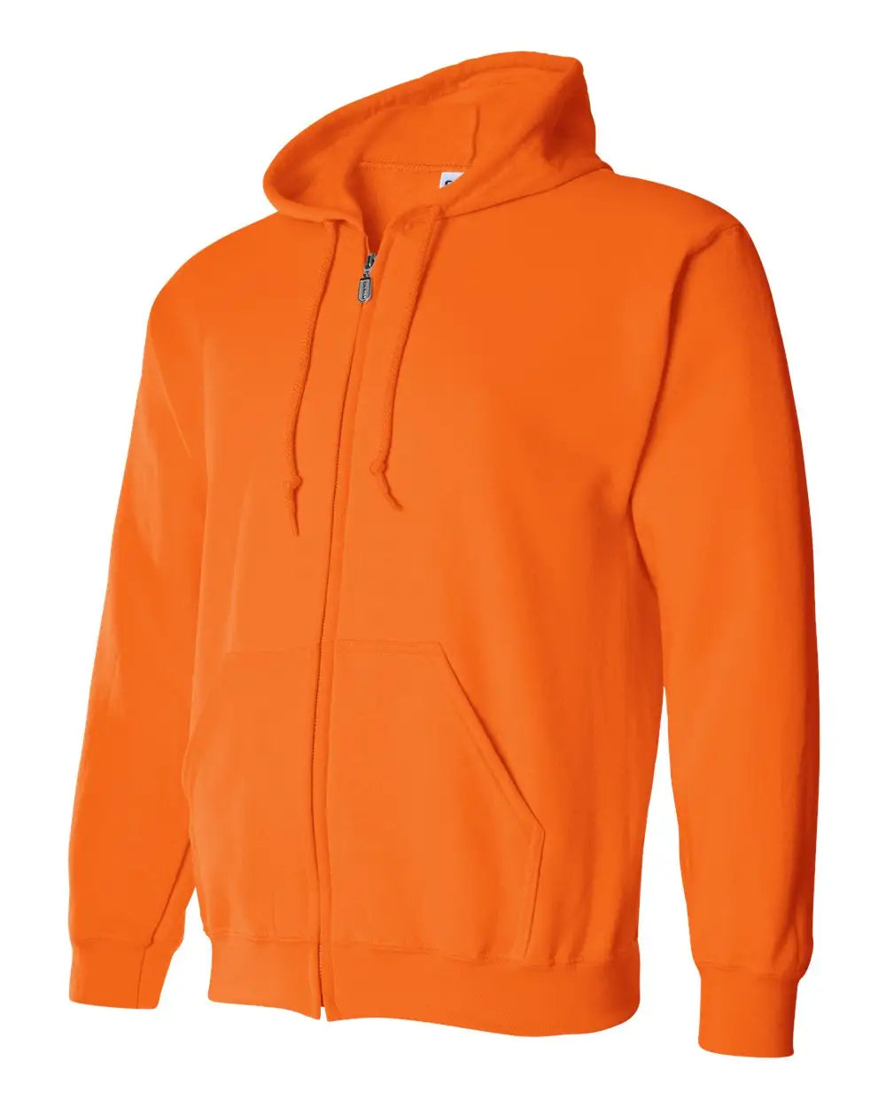Gildan 18600 Heavy Blendâ„¢ Full-zip Hooded Sweatshirt - Safety Orange