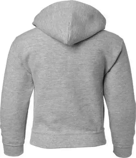 Gildan 18600b Heavy Blend Youth Full Zip Hooded Sweatshirt Sport Gray