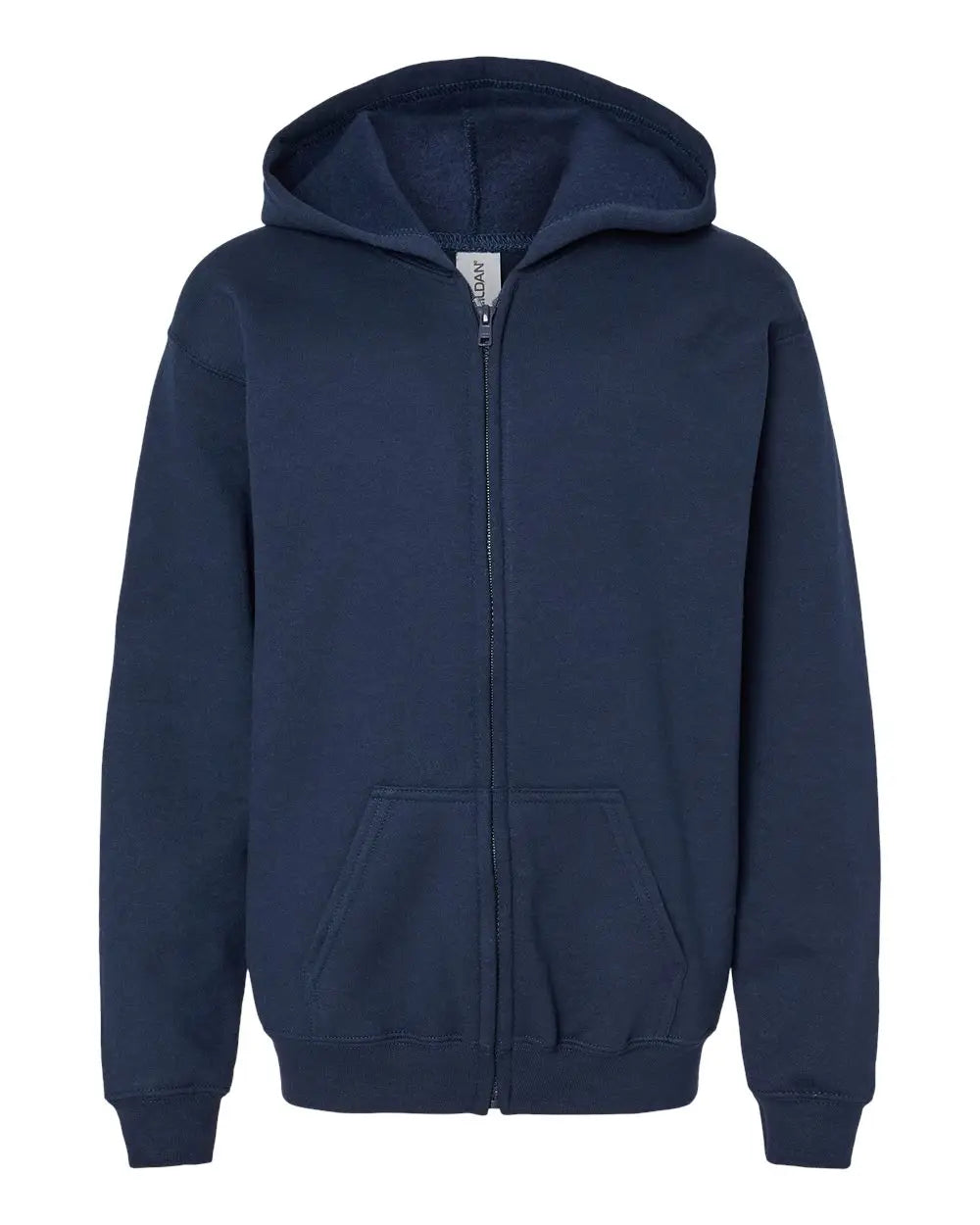 Gildan 18600b Heavy Blendâ„¢ Youth Full-zip Hooded Sweatshirt - Navy