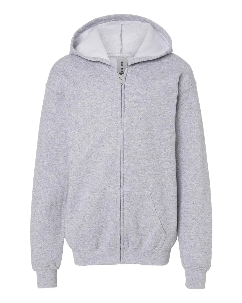 Gildan 18600b Heavy Blendâ„¢ Youth Full-zip Hooded Sweatshirt - Sport Grey