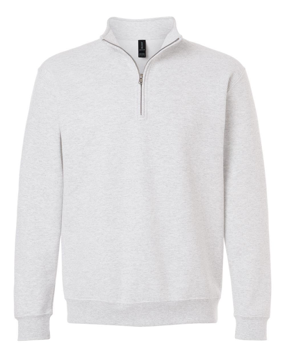 Gildan 18810 Unisex Heavy Blend Quarter-zip Sweatshirt - Ash