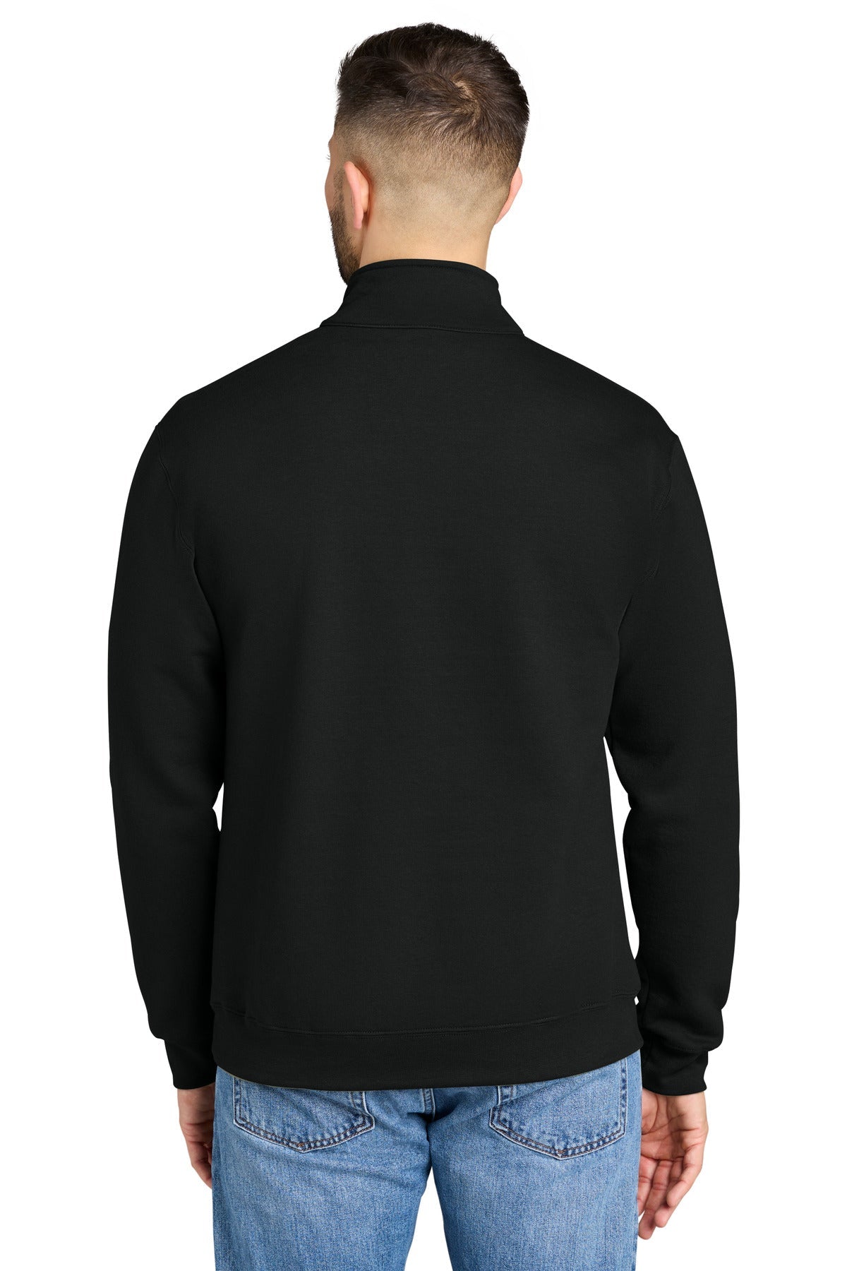 Gildan 18810 Unisex Heavy Blend Quarter-zip Sweatshirt - Black