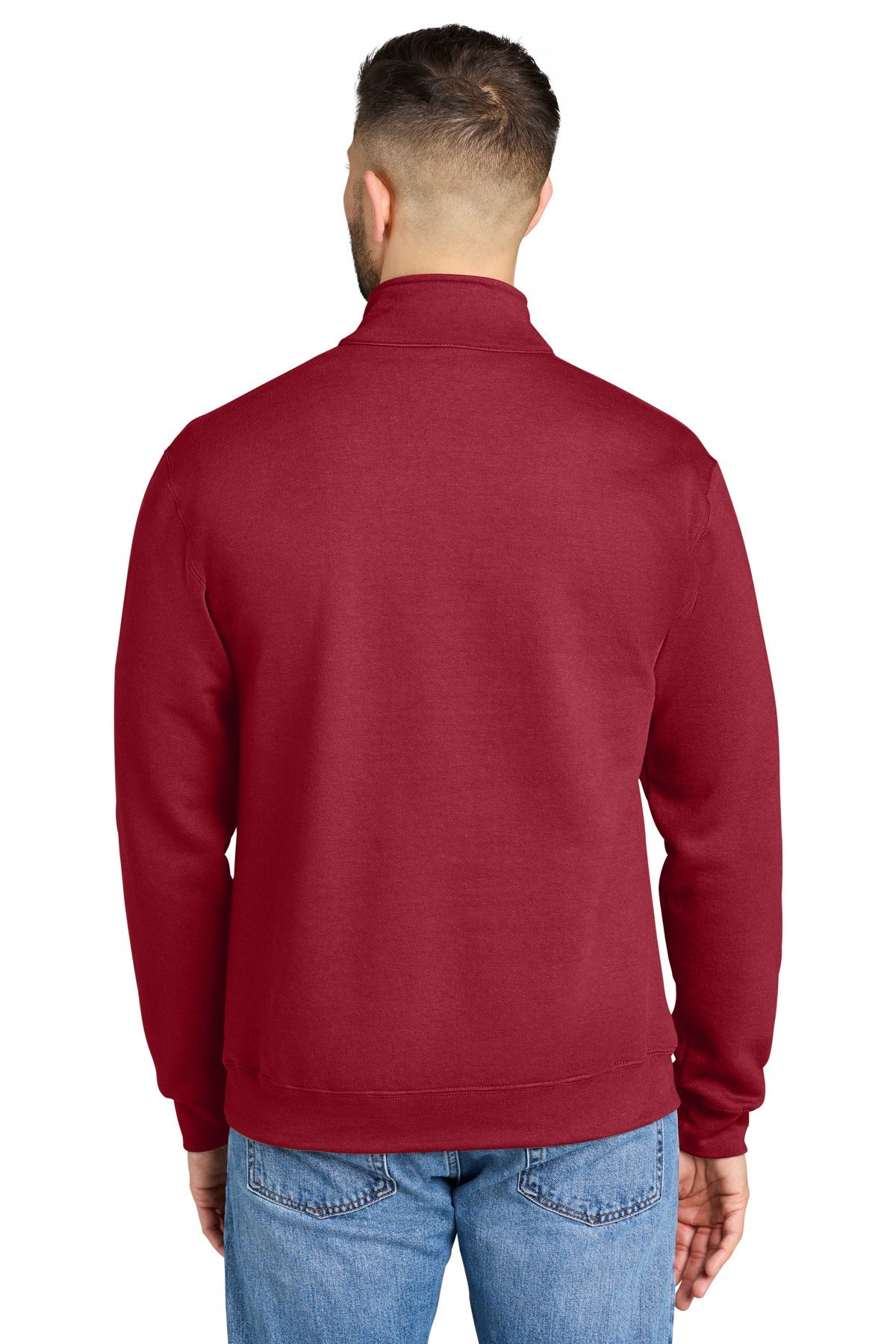 Gildan 18810 Unisex Heavy Blend Quarter-zip Sweatshirt - Cherry Red