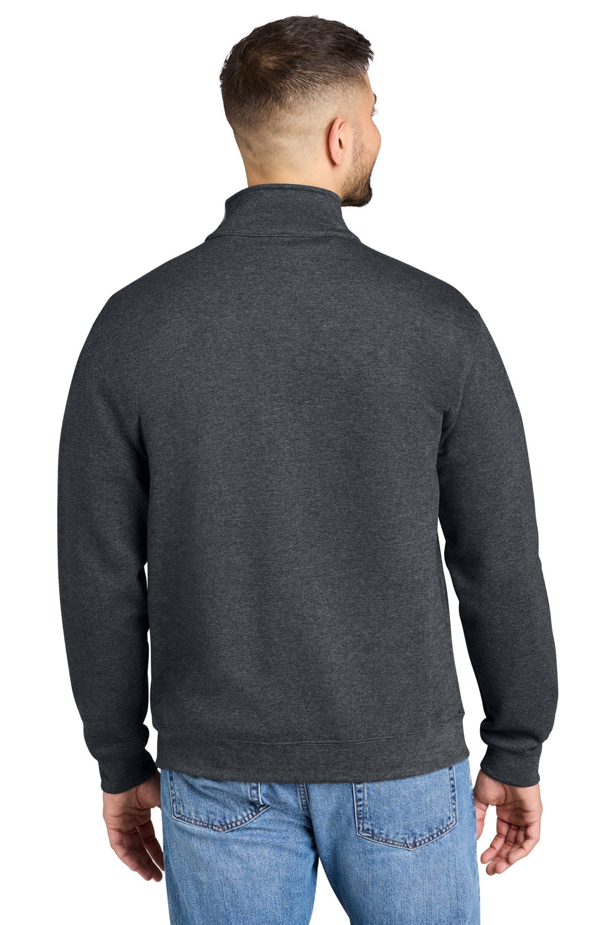 Gildan 18810 Unisex Heavy Blend Quarter-zip Sweatshirt - Dark Heather