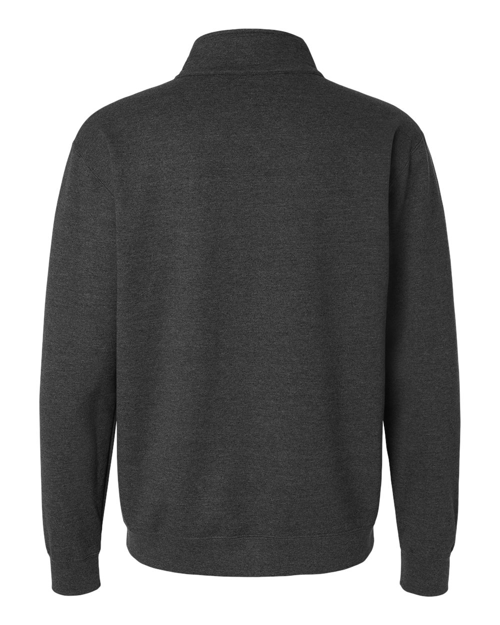 Gildan 18810 Unisex Heavy Blend Quarter-zip Sweatshirt - Fan Charcoal Heather