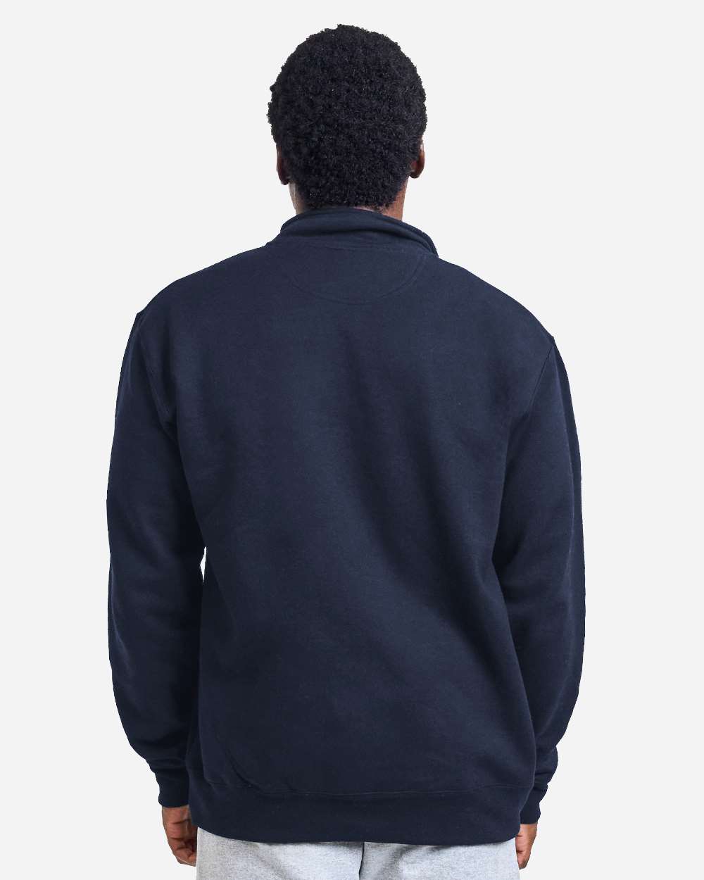 Gildan 18810 Unisex Heavy Blend Quarter-zip Sweatshirt - Heather Dark Navy
