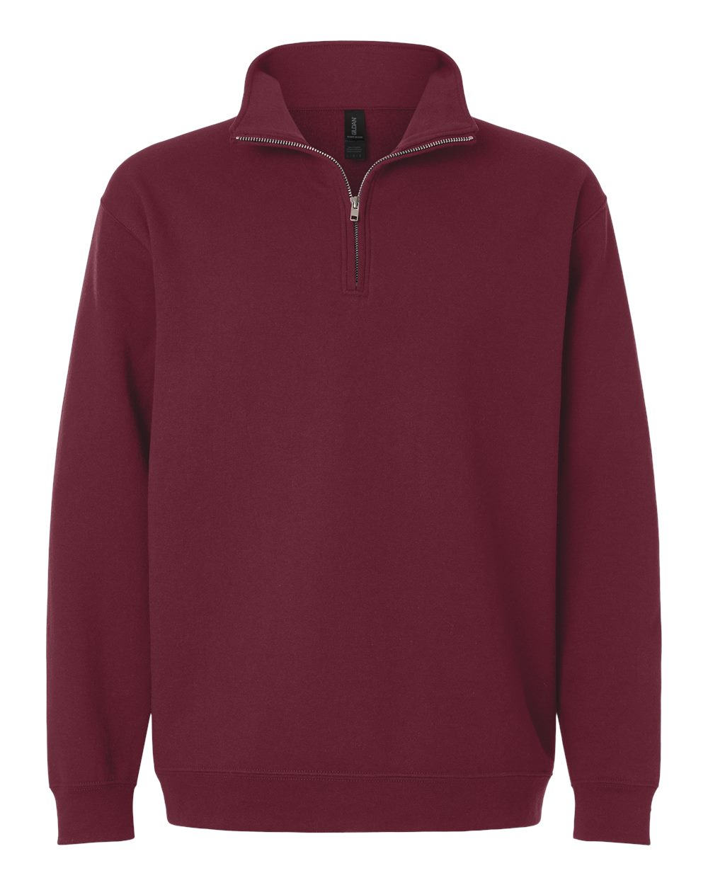 Gildan 18810 Unisex Heavy Blend Quarter-zip Sweatshirt - Maroon