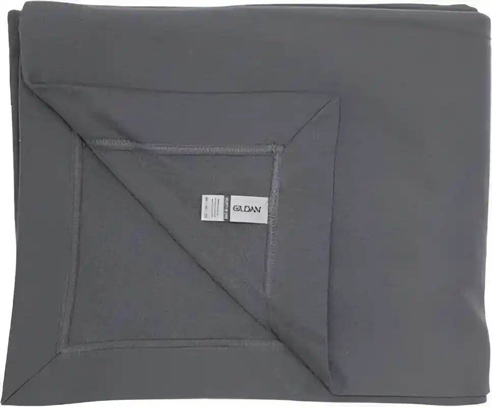 Gildan 18900 Heavy Blend Fleece Stadium Blanket Charcoal Dark Gray / one Size Fits Most
