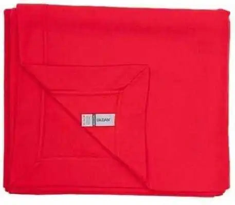 Gildan 18900 Heavy Blend Fleece Stadium Blanket Red / one Size Fits Most
