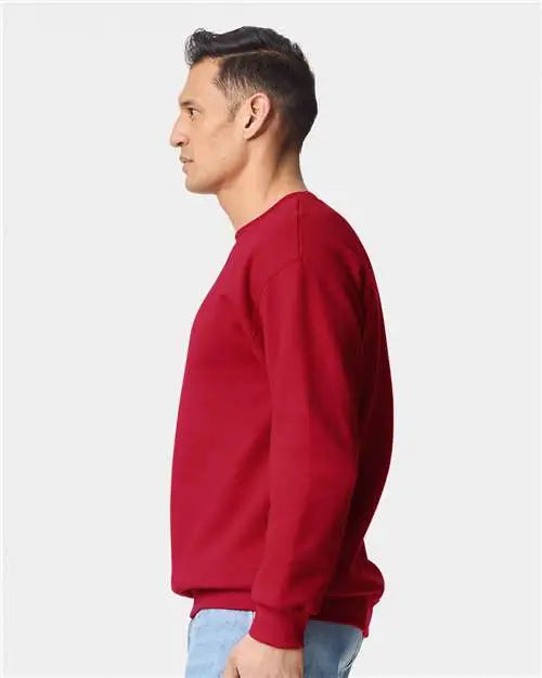 Gildan 19000 Hammer™ Maxweight Crewneck Sweatshirt - Cherry Red