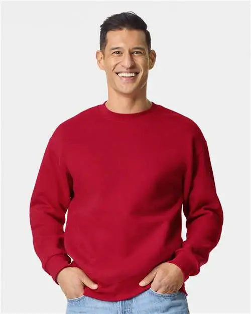 Gildan 19000 Hammer™ Maxweight Crewneck Sweatshirt - Cherry Red