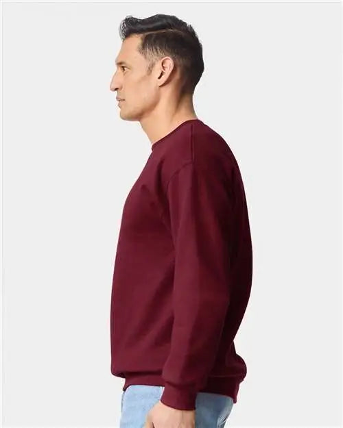 Gildan 19000 Hammer™ Maxweight Crewneck Sweatshirt - Garnet
