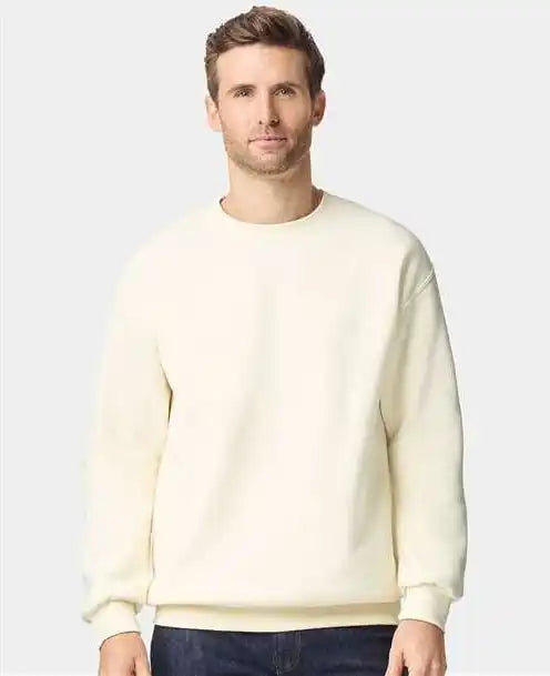 Gildan 19000 Hammer Maxweight Crewneck Sweatshirt off White