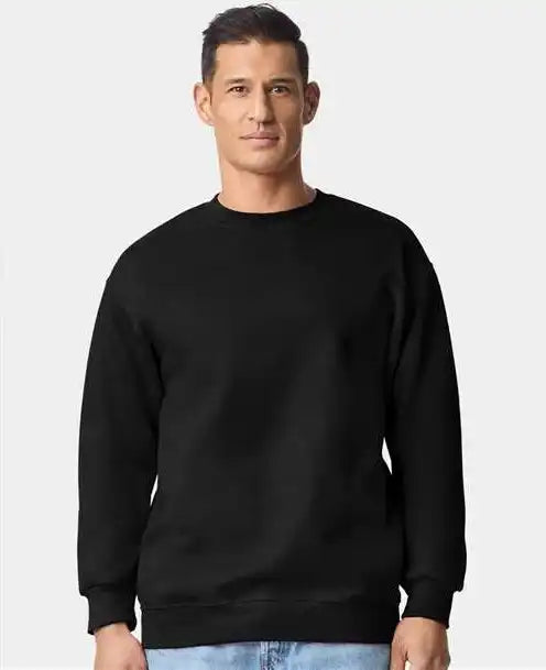 Gildan 19000 Hammer Maxweight Crewneck Sweatshirt Pitch Black