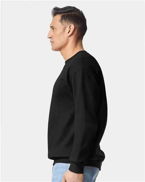 Gildan 19000 Hammer™ Maxweight Crewneck Sweatshirt - Pitch Black